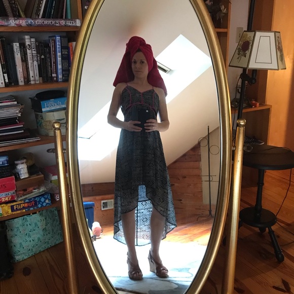 Aryn K Hi-Low Dress, EUC, Size L - Picture 15 of 16